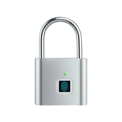 Waterproof Fingerprint Padlock Smart Keyless Entry Lock Outdoor Security Locks Anti-Theft USB Charge for Bike Gym Locker Luggage